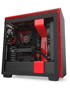 NZXT H710 Cristal Templado USB 3.1 Negro/Rojo Mate