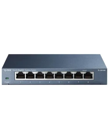 TP-Link TL-SG108 Switch 8 Puertos Gigabit 10/100/1000 Mbps Metálico