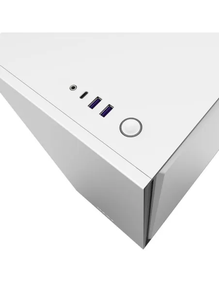 NZXT H710i Cristal Templado USB 3.1 RGB Blanco Mate