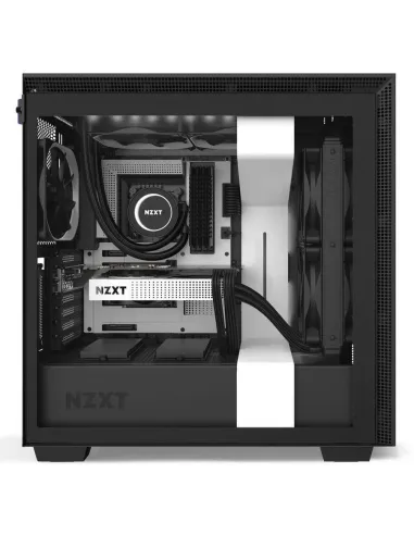 NZXT H710i Cristal Templado USB 3.1 RGB Blanco Mate