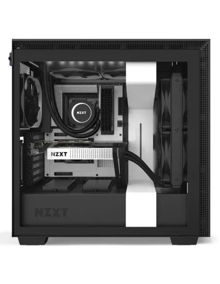 NZXT H710i Cristal Templado USB 3.1 RGB Blanco Mate