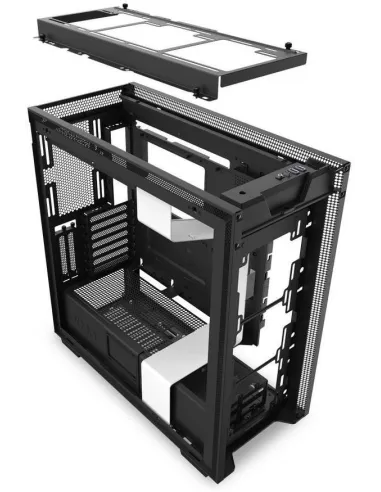 NZXT H710i Cristal Templado USB 3.1 RGB Blanco Mate