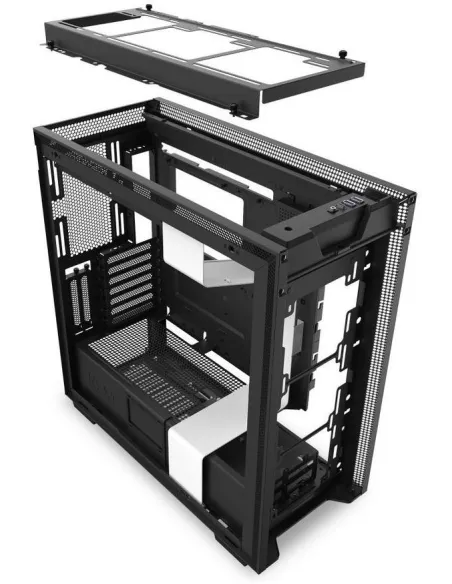 NZXT H710i Cristal Templado USB 3.1 RGB Blanco Mate