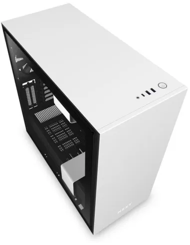 NZXT H710i Cristal Templado USB 3.1 RGB Blanco Mate