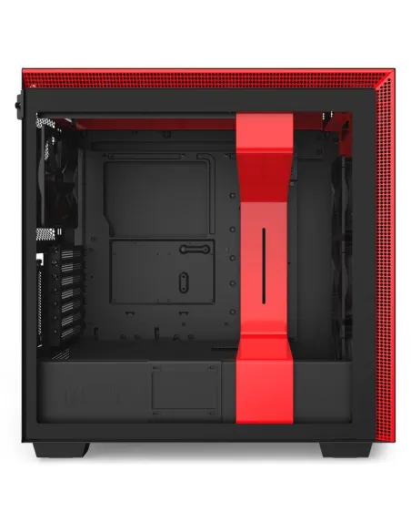 NZXT H710i Cristal Templado USB 3.1 RGB Negro/Rojo Mate