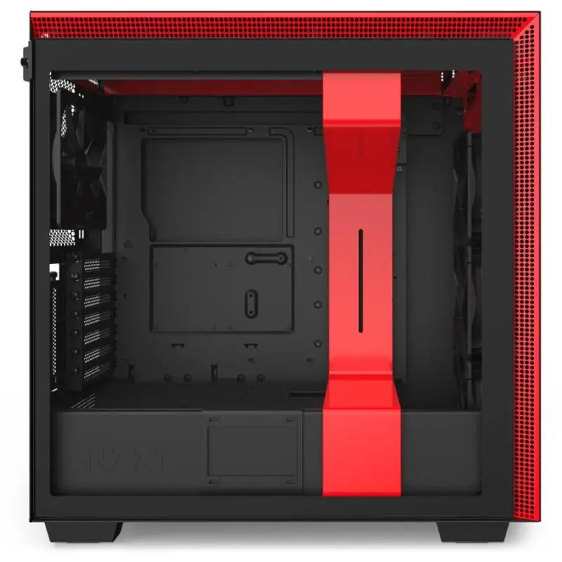 NZXT H710i Cristal Templado USB 3.1 RGB Negro/Rojo Mate