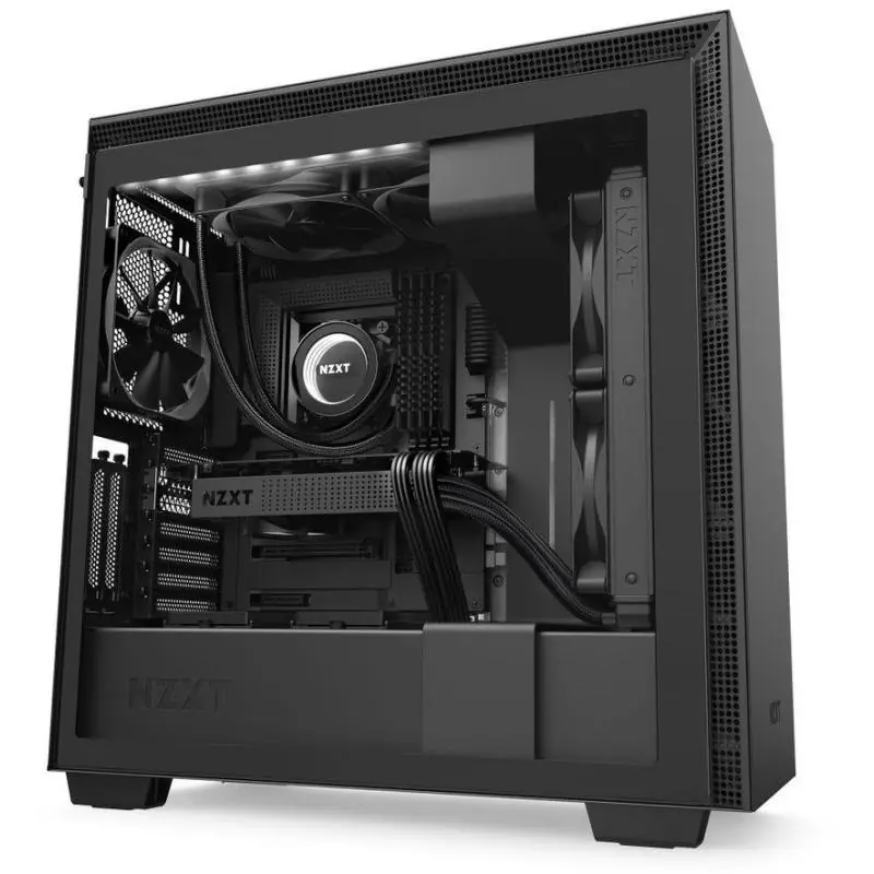 NZXT H710i Cristal Templado USB 3.1 RGB Negro Mate