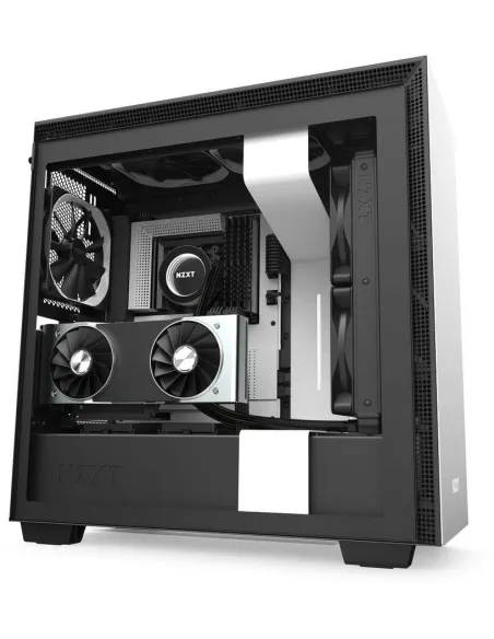 NZXT H710i Cristal Templado USB 3.1 RGB Blanco Mate