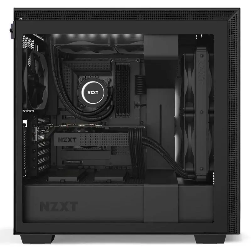 NZXT H710i Cristal Templado USB 3.1 RGB Negro Mate