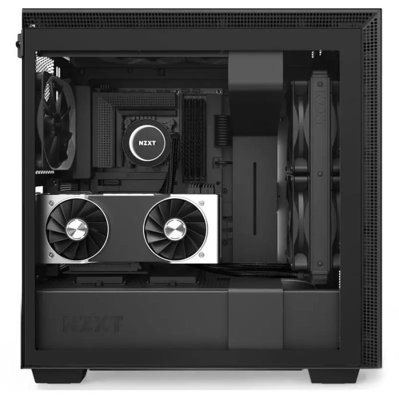 NZXT H710i Cristal Templado USB 3.1 RGB Negro Mate