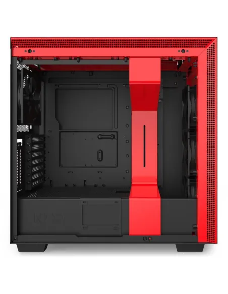 NZXT H710i Cristal Templado USB 3.1 RGB Negro/Rojo Mate