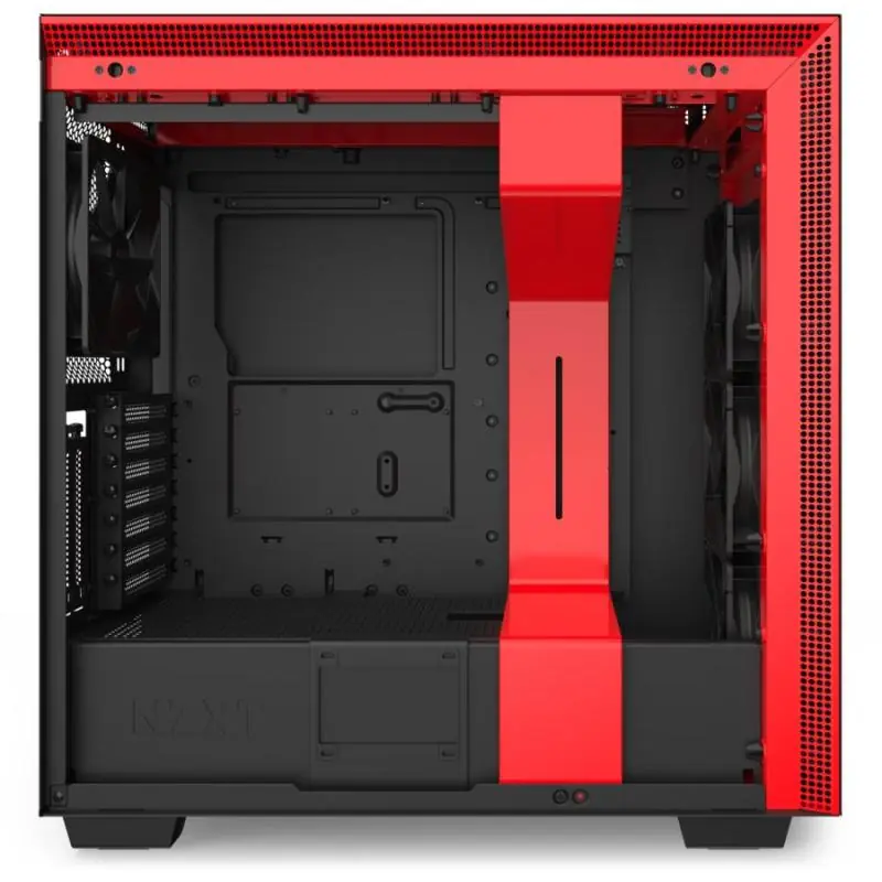 NZXT H710i Cristal Templado USB 3.1 RGB Negro/Rojo Mate