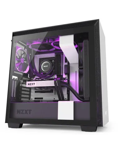 NZXT H710i Cristal Templado USB 3.1 RGB Blanco Mate
