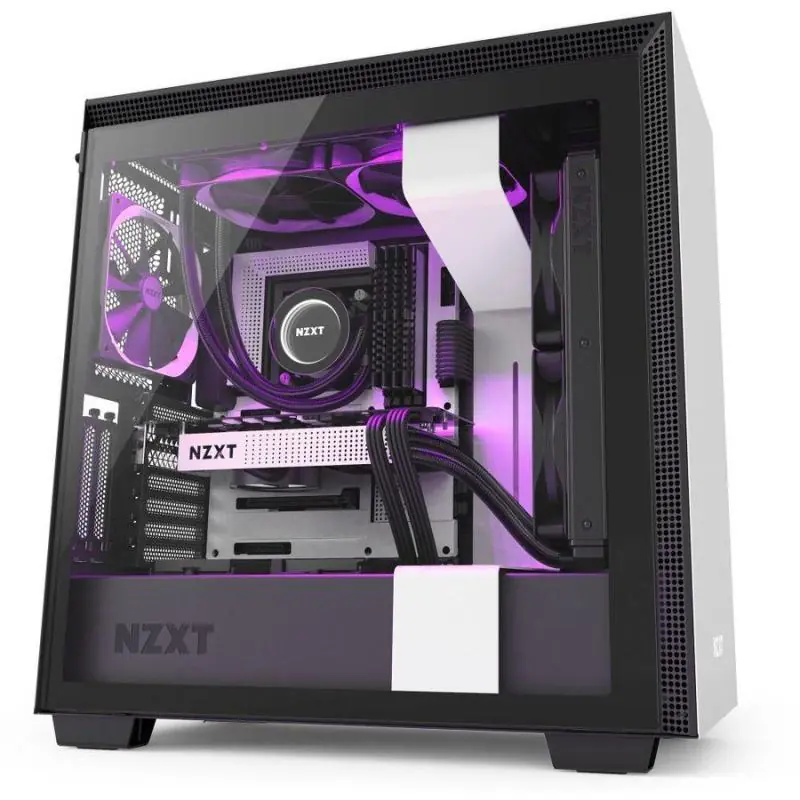 NZXT H710i Cristal Templado USB 3.1 RGB Blanco Mate