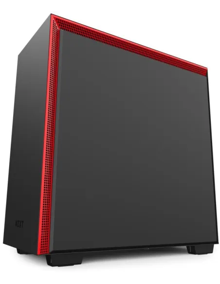 NZXT H710i Cristal Templado USB 3.1 RGB Negro/Rojo Mate
