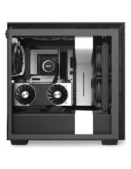 NZXT H710i Cristal Templado USB 3.1 RGB Blanco Mate