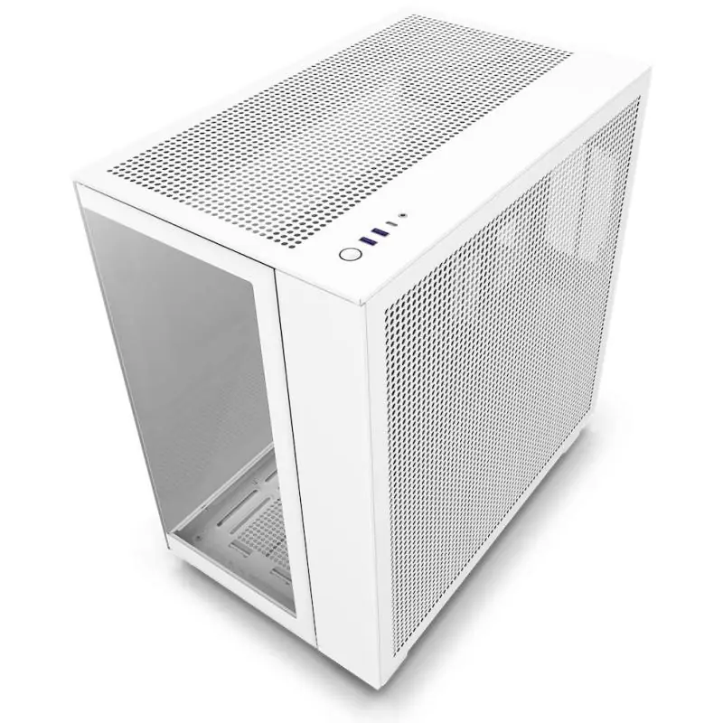 NZXT H9 Flow Cristal Templado USB 3.2 Blanca