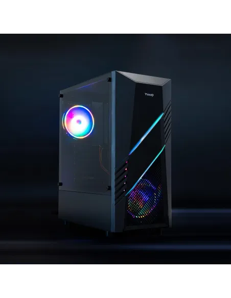 TooQ TQGCC102-B BioHazard Torre ATX Cristal Templado USB 3.0 Negra