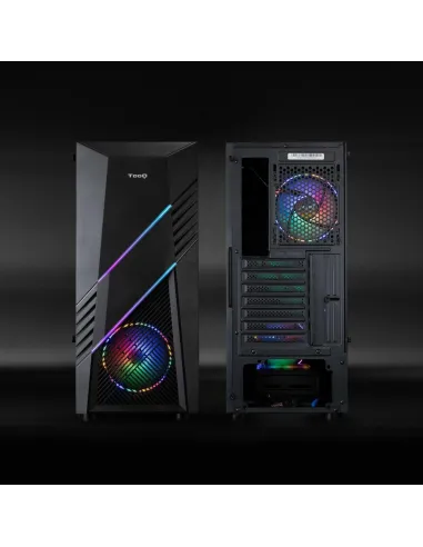 TooQ TQGCC102-B BioHazard Torre ATX Cristal Templado USB 3.0 Negra