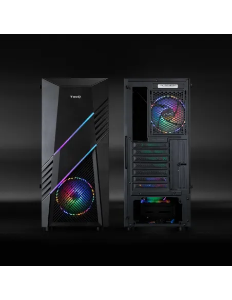 TooQ TQGCC102-B BioHazard Torre ATX Cristal Templado USB 3.0 Negra