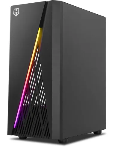 Nox Hummer Frost Cristal Templado USB 3.0 aRGB Negra