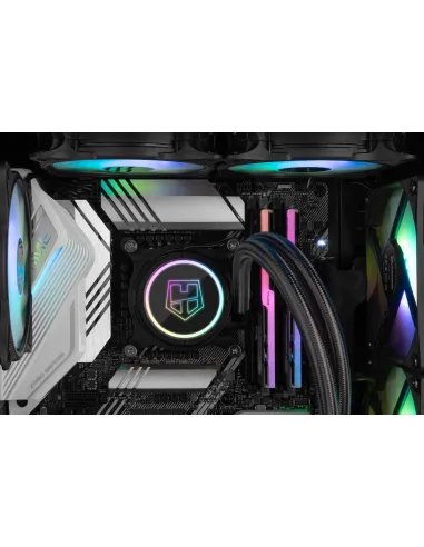 Nox Hummer Frost Cristal Templado USB 3.0 aRGB Negra