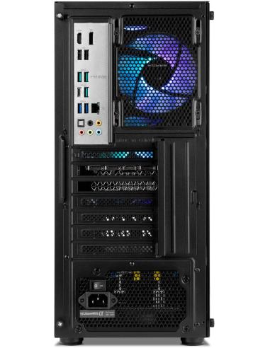 Nox Hummer Frost Cristal Templado USB 3.0 aRGB Negra