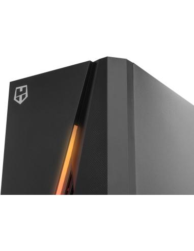 Nox Hummer Frost Cristal Templado USB 3.0 aRGB Negra