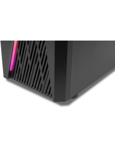 Nox Hummer Frost Cristal Templado USB 3.0 aRGB Negra