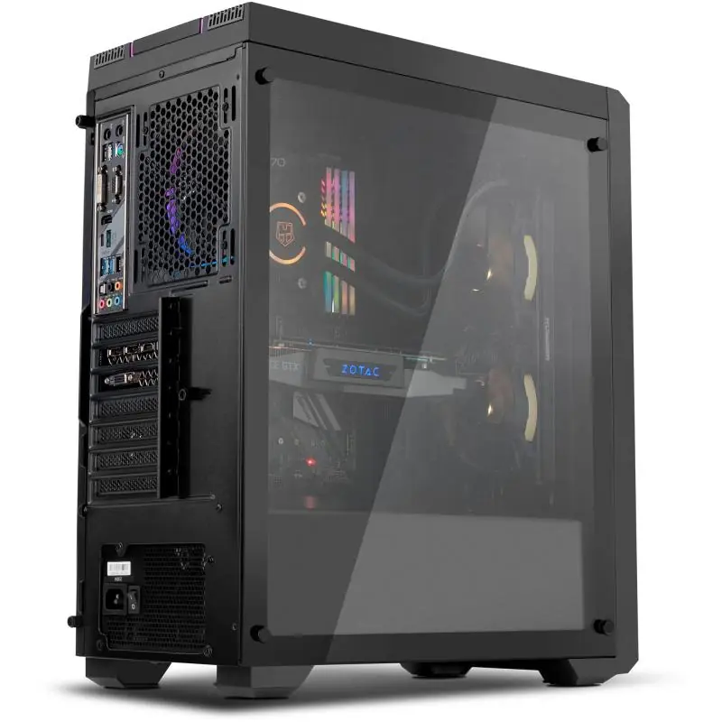 Nox Hummer Fusion Cristal Templado USB 3.0 RGB