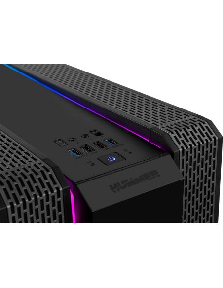 Nox Hummer Fusion Cristal Templado USB 3.0 RGB