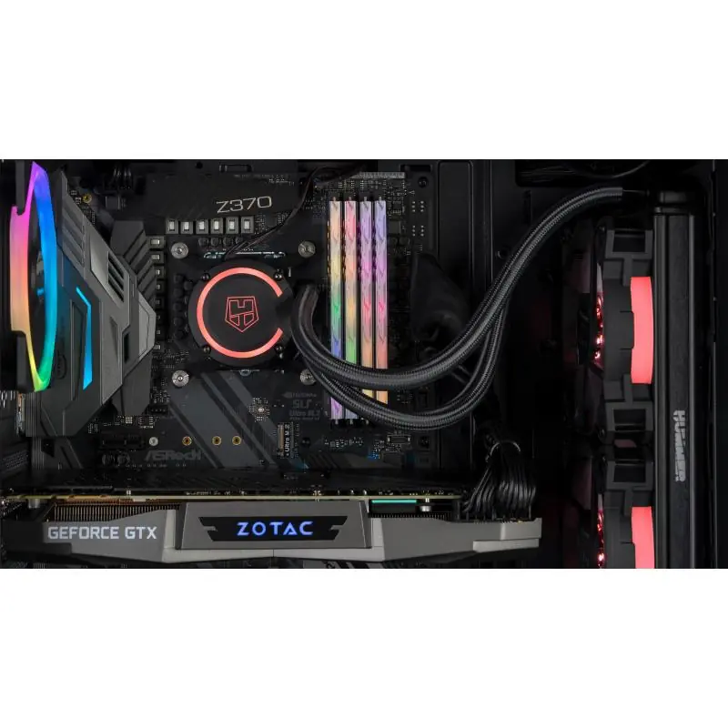 Nox Hummer Fusion Cristal Templado USB 3.0 RGB