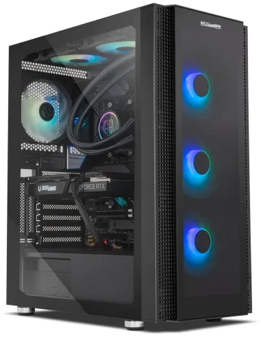 Nox Hummer Horus ARGB E-ATX Cristal Templado USB 3.0 Negra