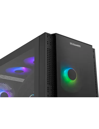 Nox Hummer Horus ARGB E-ATX Cristal Templado USB 3.0 Negra