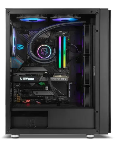 Nox Hummer Horus ARGB E-ATX Cristal Templado USB 3.0 Negra