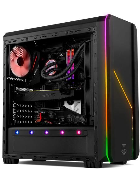 Nox Hummer MC Pro ARGB USB 3.0 Negra