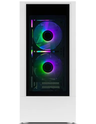 Nox Hummer Nemesis Cristal Templado USB 3.0 aRGB Blanca