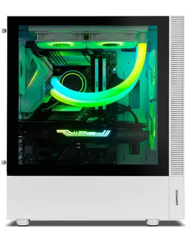 Nox Hummer Nemesis Cristal Templado USB 3.0 aRGB Blanca