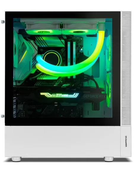 Nox Hummer Nemesis Cristal Templado USB 3.0 aRGB Blanca