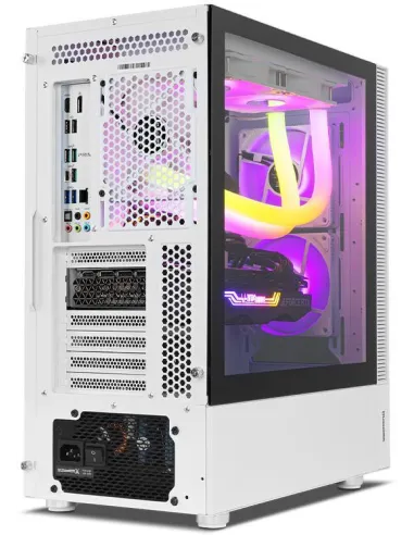 Nox Hummer Nemesis Cristal Templado USB 3.0 aRGB Blanca