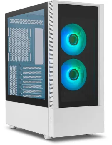 Nox Hummer Nemesis Cristal Templado USB 3.0 aRGB Blanca