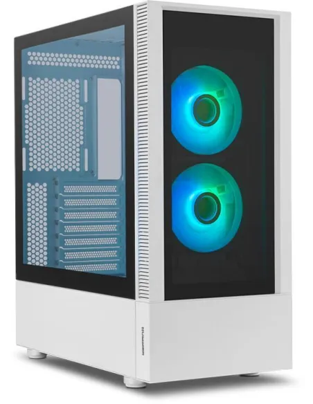 Nox Hummer Nemesis Cristal Templado USB 3.0 aRGB Blanca