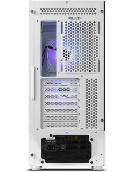 Nox Hummer Nemesis Cristal Templado USB 3.0 aRGB Blanca
