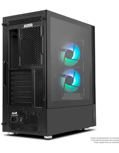 Nox Hummer Nemesis Cristal Templado USB 3.0 aRGB Negra