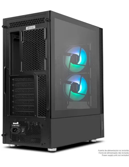 Nox Hummer Nemesis Cristal Templado USB 3.0 aRGB Negra