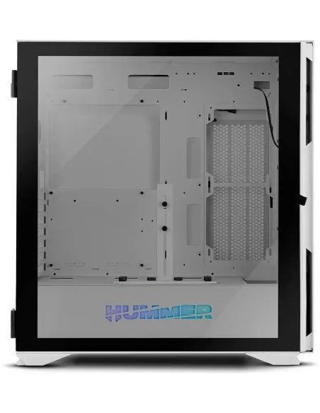 Nox Hummer Nexus Cristal Templado USB 3.0 Blanca