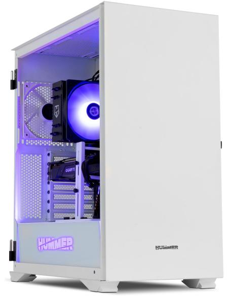 Nox Hummer Nexus Cristal Templado USB 3.0 Blanca