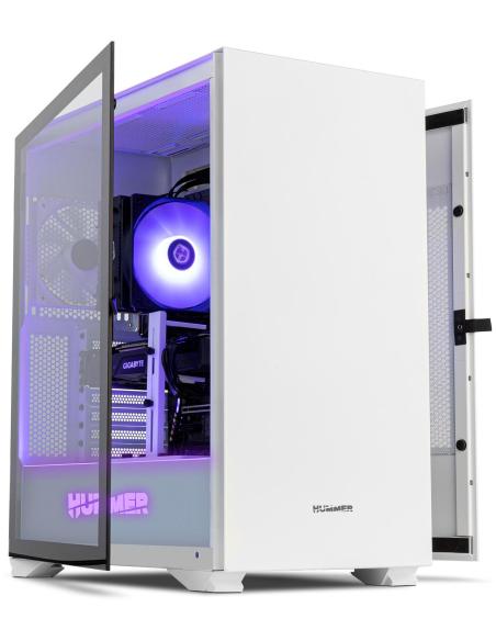 Nox Hummer Nexus Cristal Templado USB 3.0 Blanca