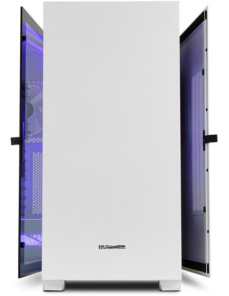 Nox Hummer Nexus Cristal Templado USB 3.0 Blanca