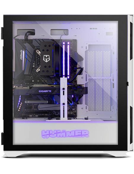 Nox Hummer Nexus Cristal Templado USB 3.0 Blanca